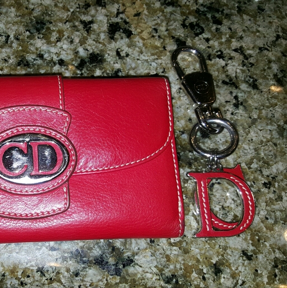 Auth Christian Dior wallet & Keychain set - Picture 2 of 2